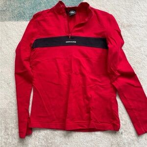 Dkny Red Long Sleeve Pullover